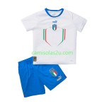 Camisolas de futebol Itália Criança Equipamento Alternativa 2022/23 Manga Curta